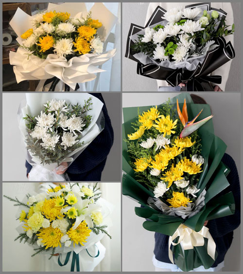 广东江门市新会区三江镇九子沙村白事花束代送